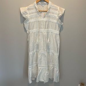 White dress/cover up